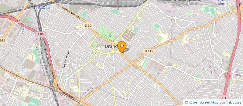 localisation de l'entreprise DESTOCK MARKET à DRANCY