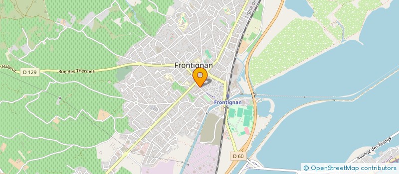 localisation de l'entreprise DESTOCK MODE à FRONTIGNAN