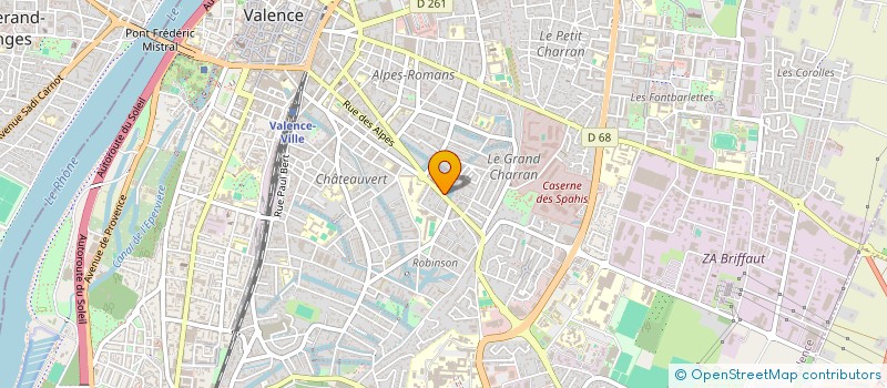 localisation de l'entreprise DESTOCK NEGOCE à VALENCE