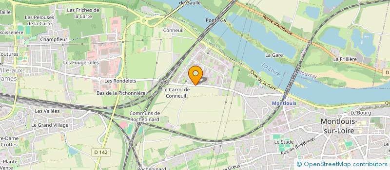 localisation de l'entreprise DESTOCK NOW à MONTLOUIS-SUR-LOIRE