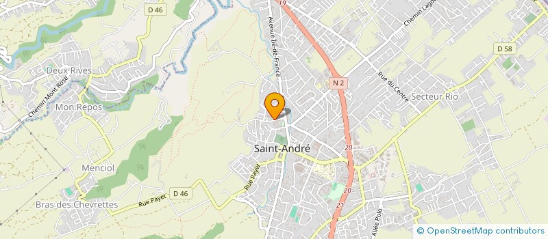 localisation de l'entreprise DESTOCK OCEAN INDIEN à SAINT-ANDRE