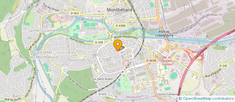 localisation de l'entreprise DESTOCK PARFUMS  MONTBELIARD