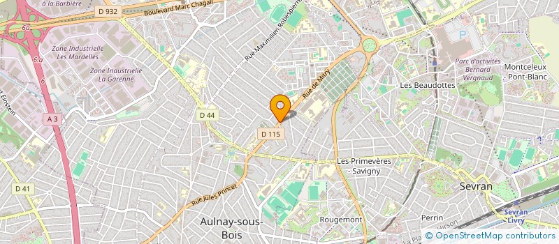 localisation de l'entreprise DESTOCK PIECES AUTO AULNAY à AULNAY-SOUS-BOIS