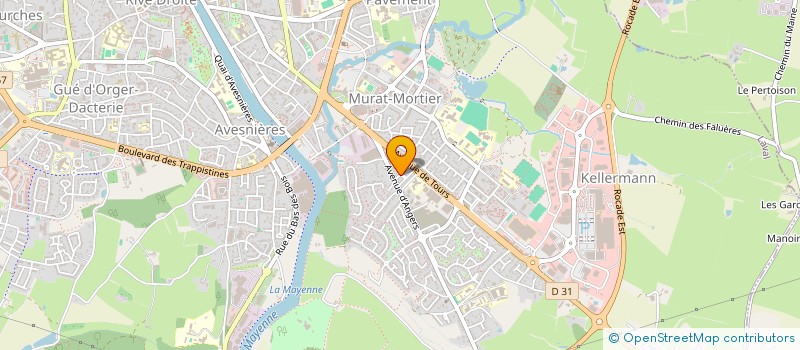 localisation de l'entreprise DESTOCK PLUS 53 à LAVAL