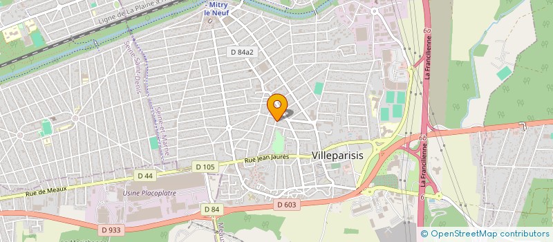 localisation de l'entreprise DESTOCK'PLUS  VILLEPARISIS