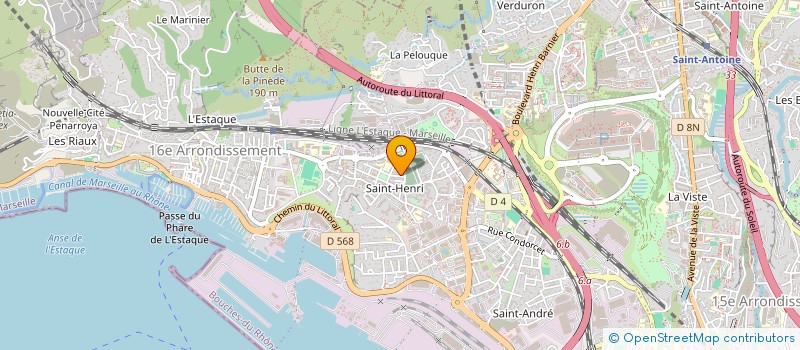 localisation de l'entreprise DESTOCK PLUS à MARSEILLE