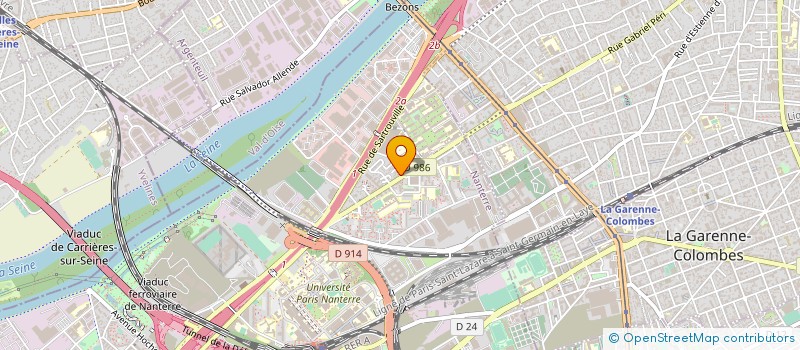localisation de l'entreprise DESTOCK PRIM à NANTERRE