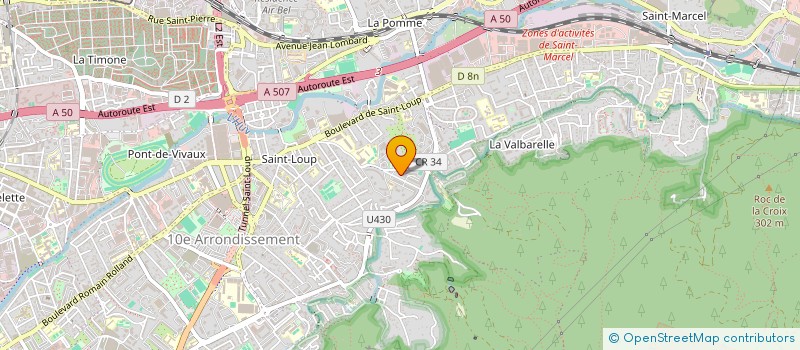 localisation de l'entreprise DESTOCK SUD à MARSEILLE