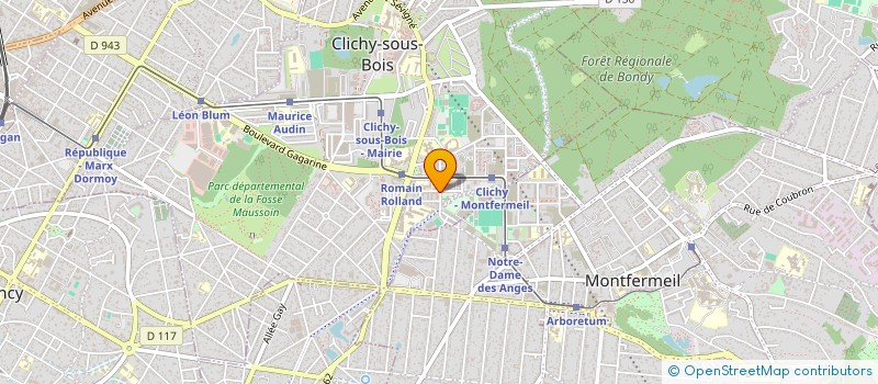 localisation de l'entreprise DESTOCK TOUS  CLICHY-SOUS-BOIS