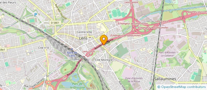 localisation de l'entreprise DESTOCKA  LENS