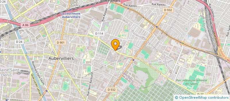 localisation de l'entreprise DESTOCKADRE  AUBERVILLIERS