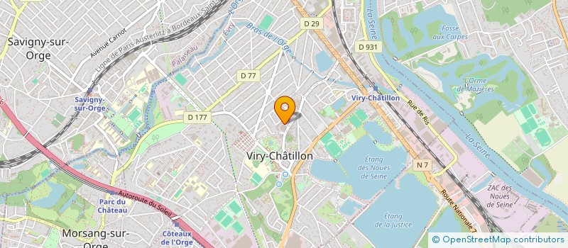 localisation de l'entreprise DESTOCKAGE ALIMENTAIRE à VIRY CHATILLON
