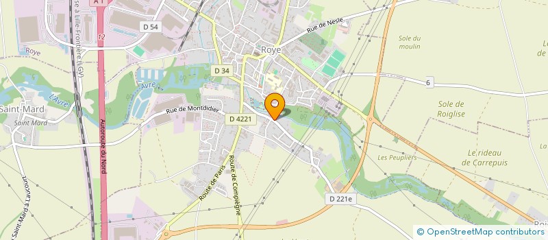 localisation de l'entreprise DESTOCKAGE DE TOUT  ROYE