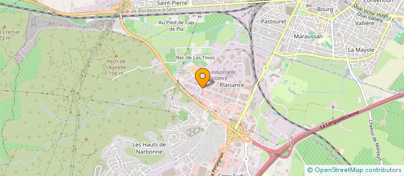 localisation de l'entreprise DESTOCKAGE DISCOUNT INTERNATIONALE à NARBONNE
