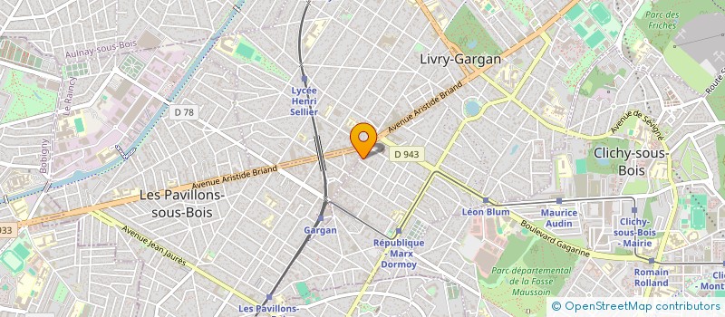 localisation de l'entreprise DESTOCKAGE MARQUE  LIVRY-GARGAN