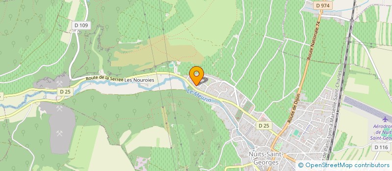 localisation de l'entreprise DESTOCKAGE MC 21  NUITS-SAINT-GEORGES