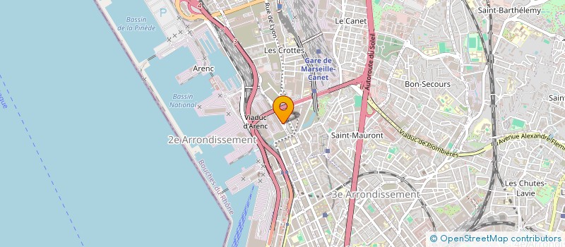 localisation de l'entreprise DESTOCKAGE SURPLUS KARIM à MARSEILLE