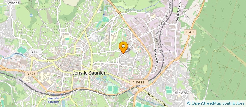 localisation de l'entreprise DESTOCKAGEETRECYCLAGE à LONS-LE-SAUNIER