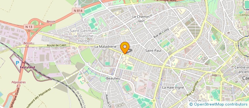 localisation de l'entreprise DESTOCKALIM à CAEN