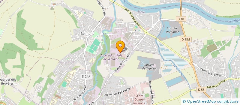 localisation de l'entreprise DESTOCKDEOUF  CHAVANOZ