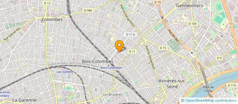 localisation de l'entreprise DESTOCKFAST à BOIS-COLOMBES