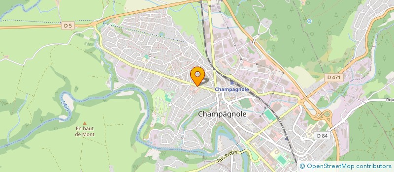 localisation de l'entreprise DESTOCKFLASH 39  CHAMPAGNOLE