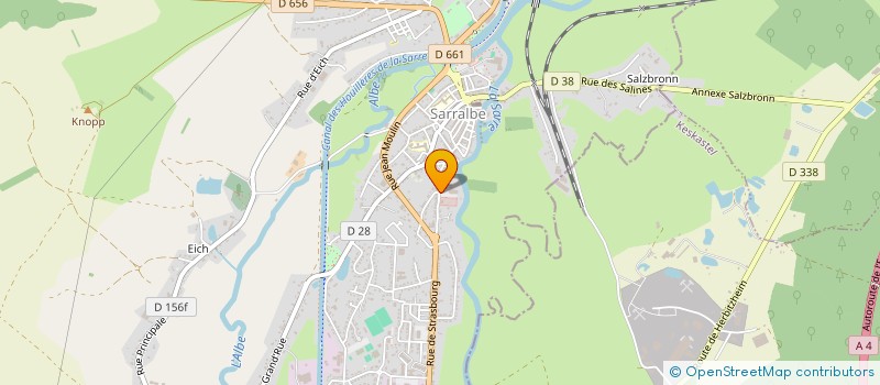 localisation de l'entreprise DESTOCKJ'AIME  SARRALBE