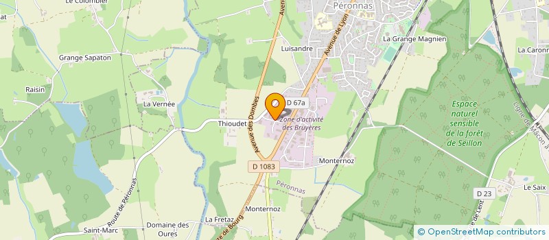 localisation de l'entreprise DESTOCKMANI à PERONNAS