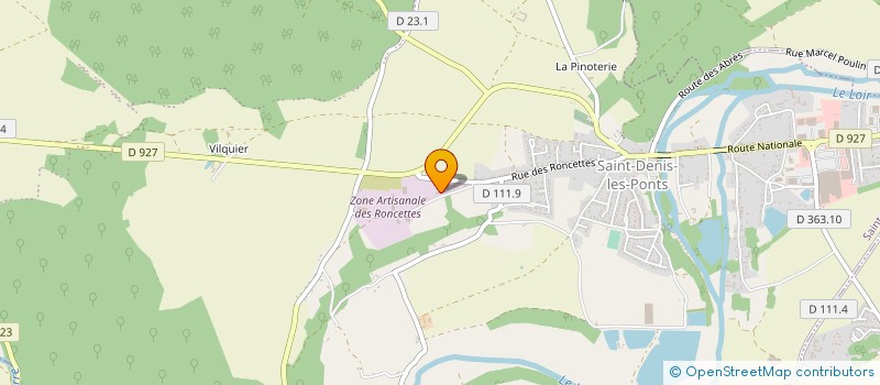 localisation de l'entreprise DESTOCKPLUSBRICO9 à SAINT-DENIS-LANNERAY