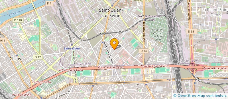 localisation de l'entreprise DESTOCKS SERVICES LOTS à SAINT-OUEN-SUR-SEINE