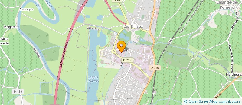 localisation de l'entreprise DESTOKEO à LIBOURNE