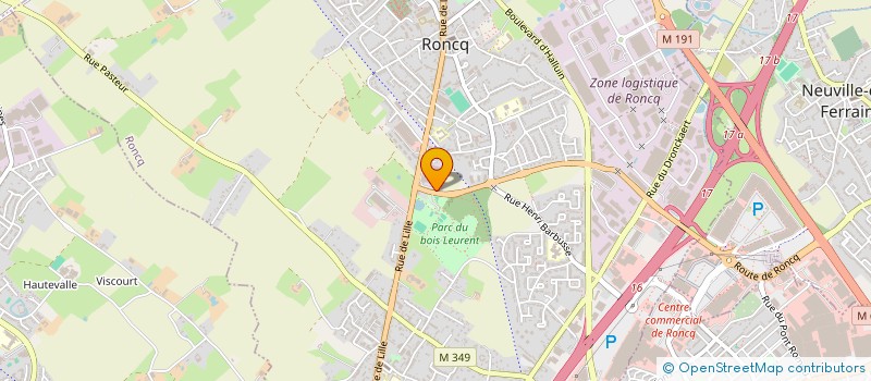 localisation de l'entreprise DESTOMBES ET FILS à RONCQ