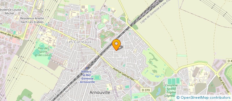 localisation de l'entreprise DESTORET GUY ET GODET FREDERIC  GONESSE