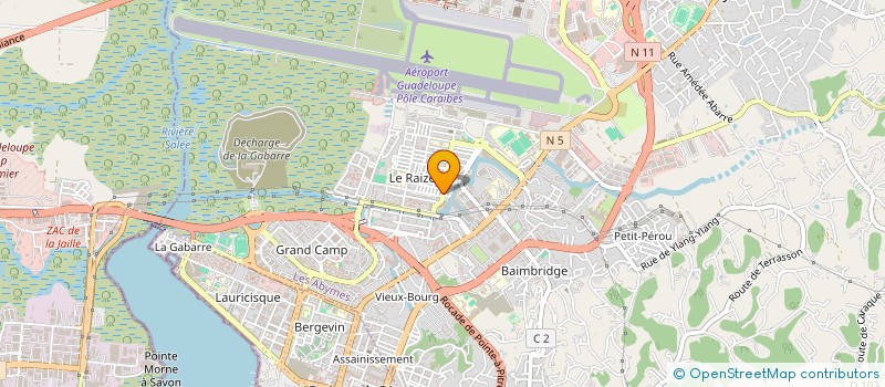 localisation de l'entreprise DESTOUCHES DISTRIBUTION  LES ABYMES
