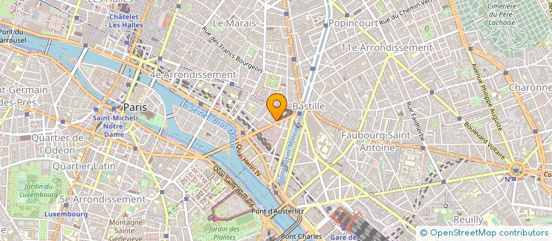localisation de l'entreprise DESTOUCHES S A à PARIS