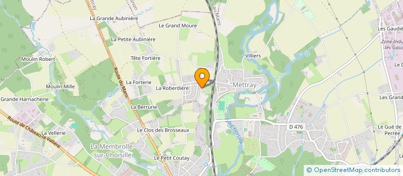 localisation de l'entreprise DESTOUCHESS - PASSE TEMPS  METTRAY