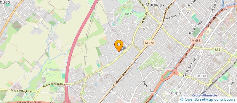 localisation de l'entreprise DESTREBECQ INVESTISSEMENTS à MARCQ-EN-BARŒUL