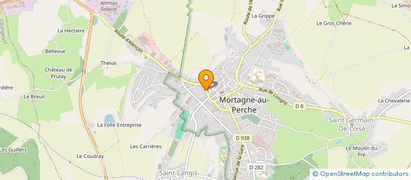 localisation de l'entreprise DESTREE à MORTAGNE-AU-PERCHE