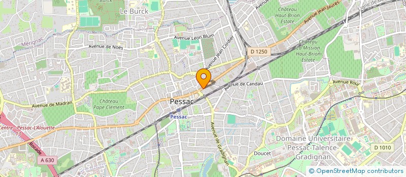 localisation de l'entreprise DESVAGES à PESSAC