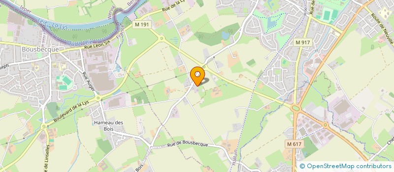 localisation de l'entreprise DESVAN  HALLUIN