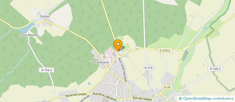 localisation de l'entreprise DESVAUX MENUISERIE  SENONCHES