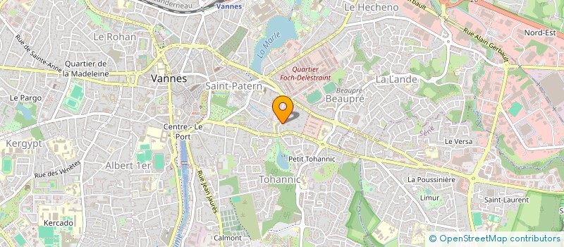 localisation de l'entreprise DESVEAUX DENTAIRE à VANNES