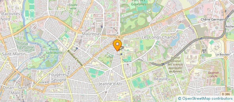 localisation de l'entreprise DESYLABS à RENNES