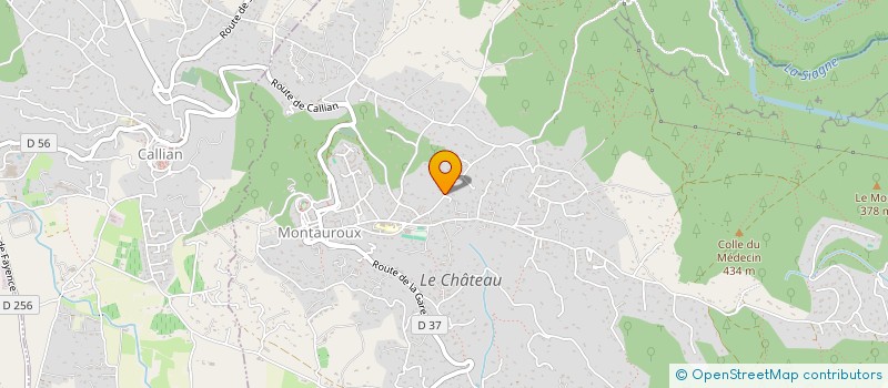 localisation de l'entreprise DESYMODA  MONTAUROUX