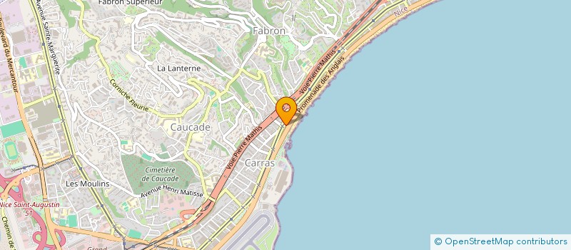 localisation de l'entreprise DETA  NICE