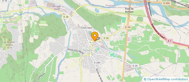 localisation de l'entreprise DETACHEMENT D'INTERVENTION ET DE SECOURS INTERNATIONALE  NOVES