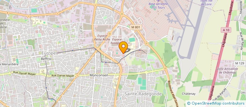localisation de l'entreprise DETAIL PEINTURE  TOURS