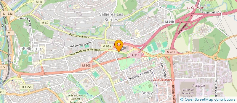 localisation de l'entreprise DETAILING CAR  METZ