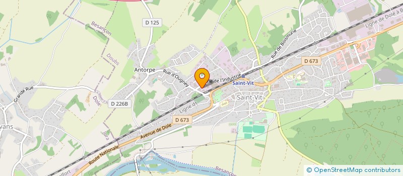 localisation de l'entreprise DETAILING CAR'S 25  SAINT-VIT