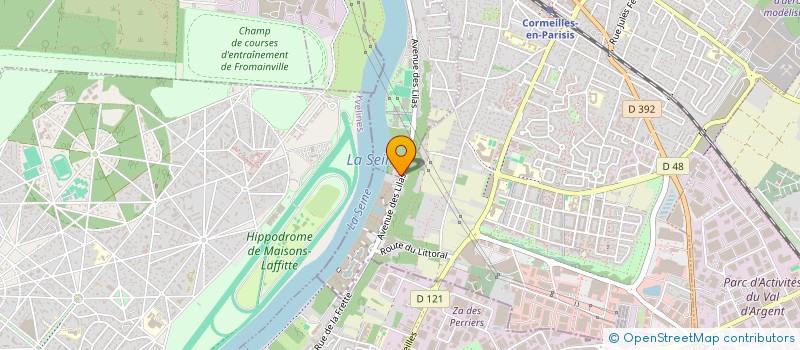 localisation de l'entreprise DETAILING GARAGE  LA FRETTE-SUR-SEINE